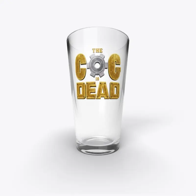 The Cog is Dead - Mechanical Pint Glass