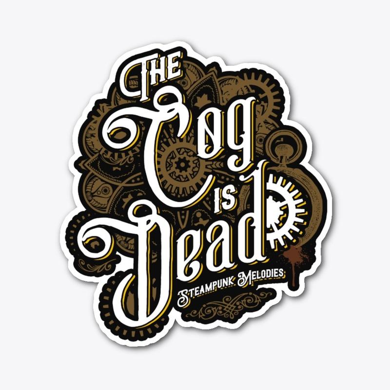 The Cog is Dead Victorian Logo STICKER